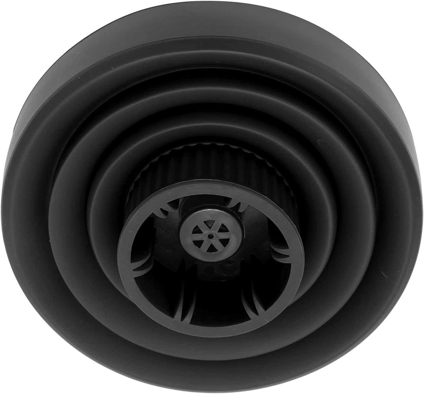 Hair Dryer Diffuser, ABS Silicone Collapsible Hair Dryer Diffuser Portable Hair Dryer Diffuser Universal Collapsible Hair Dryer Diffuser for Home for Salon (Black) image number 3