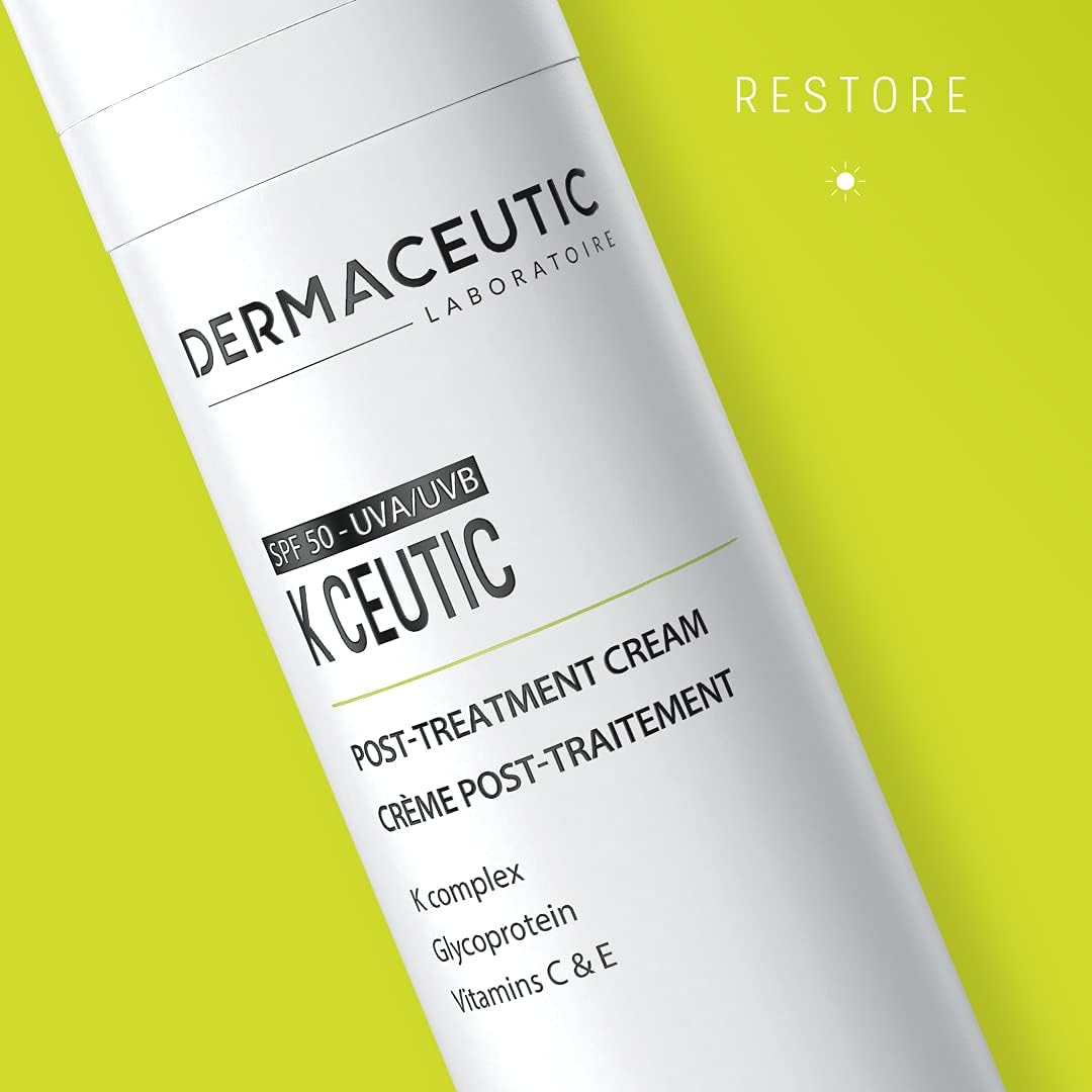 K Ceutic Soothing & Repairing Face Cream Concentrated Care Post Treatment K Complex Vitamins C & E for Damaged Skin UV Protection SPF 50 Hypoallergenic 30 Ml Dermaceutic image number 1