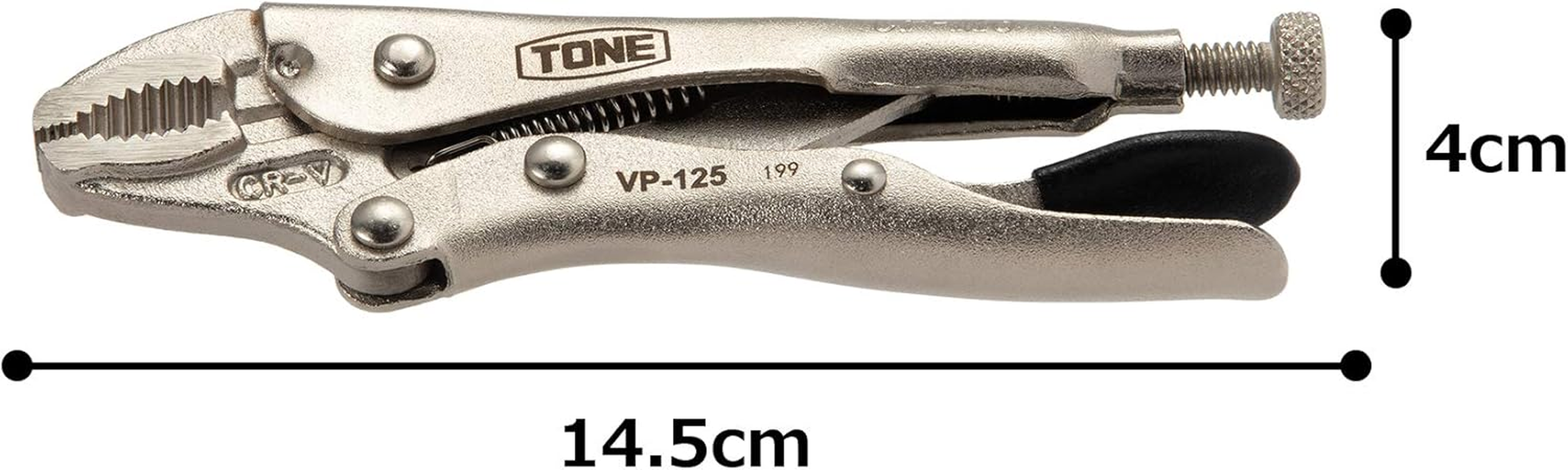 Tone Grip Pliers VP-125 Total Length 5.6 Inches (143 Mm) image number 2