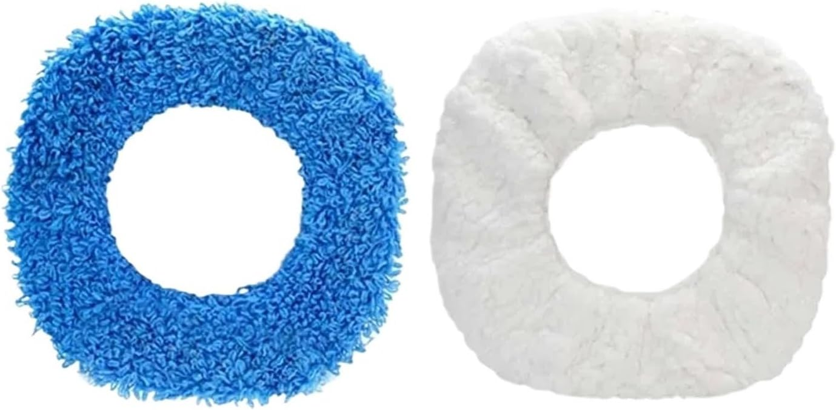 1/2Pcs Microfiber Rag Robot Vacuum Cleaner Accessories Mopping Dry Wipe Wet Wipe Spare Mop for Floor Cleaning,Vacuum Cleaner(Wet Rag and Dry Rag)