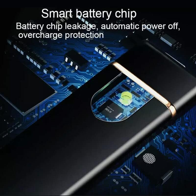 ARC Rechargeable Windproof Flameless Electronic Metal Lighter USB Lighters with Touch Sensor image number 2