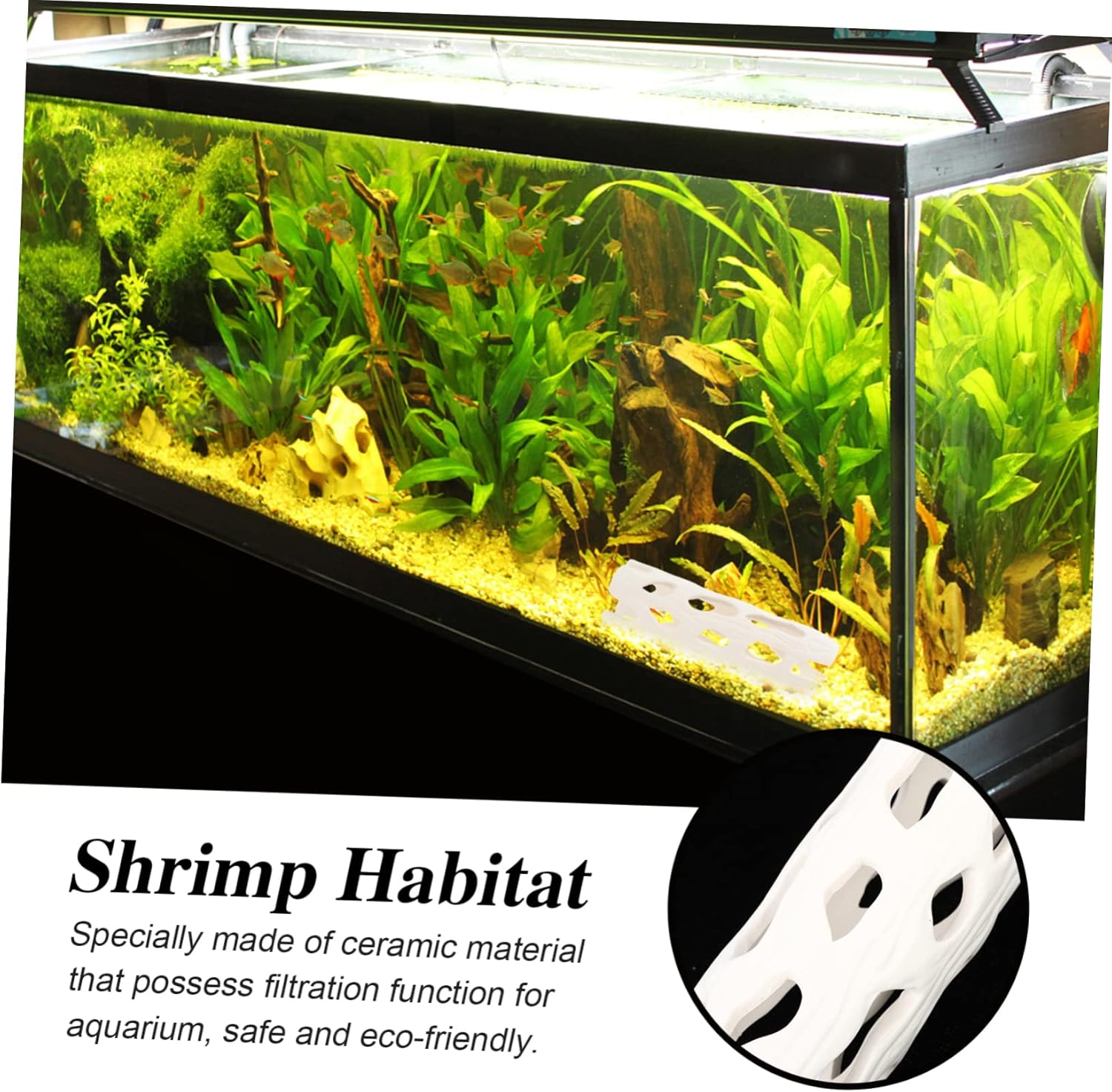 ROMISBABA Aquarium Cave Decoration Fish Tank Accessories Fish Breeding Cave Pet Habitat Unique Ornament image number 1