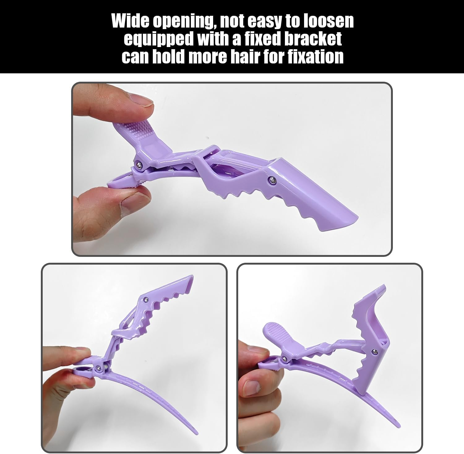 10 Pieces Plastic Hair Pins Hairdressing Salon Tools Fairstyle Making Tools Slide Hair Pins Hair Styling Accessories image number 3