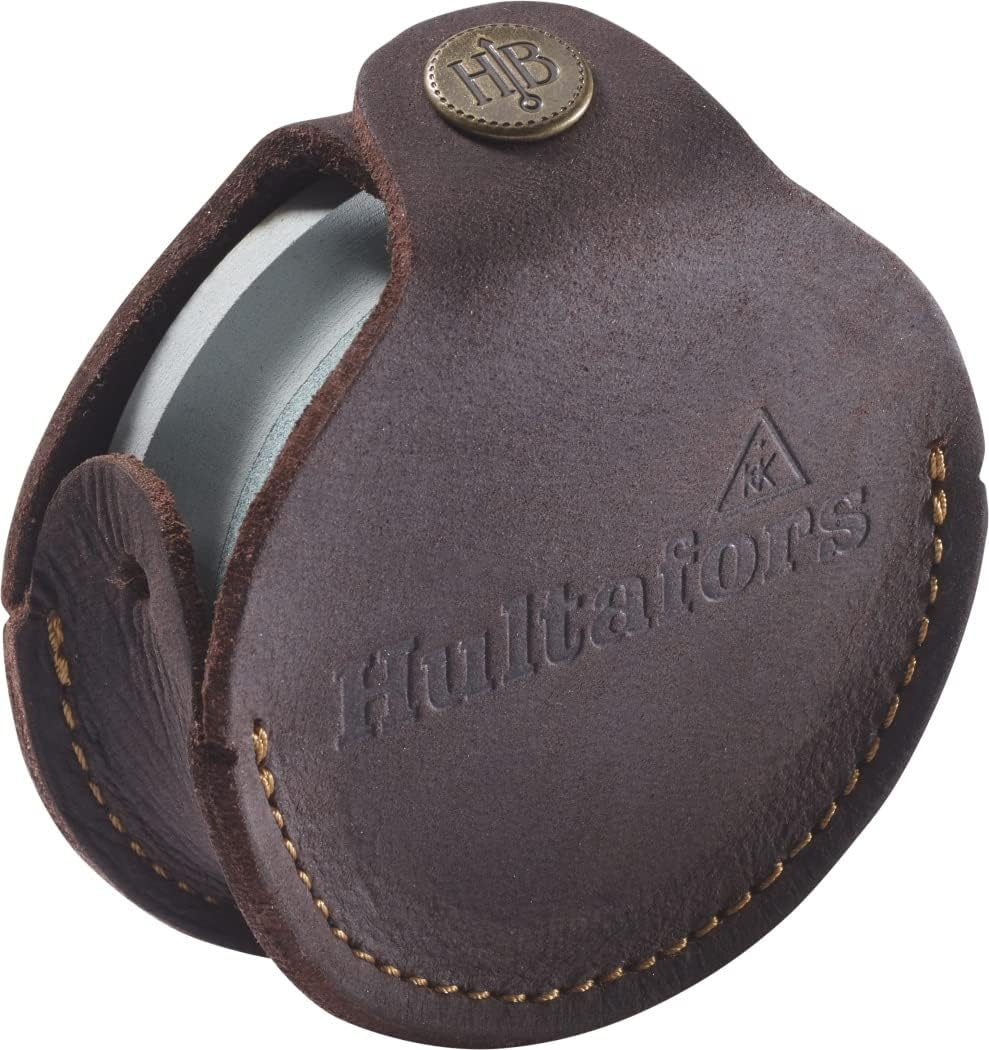 Hultafors Whetstone, 840792, Premium Whetstone (Grain Size 180/600) in Elegant and Robust Leather Case image number 4