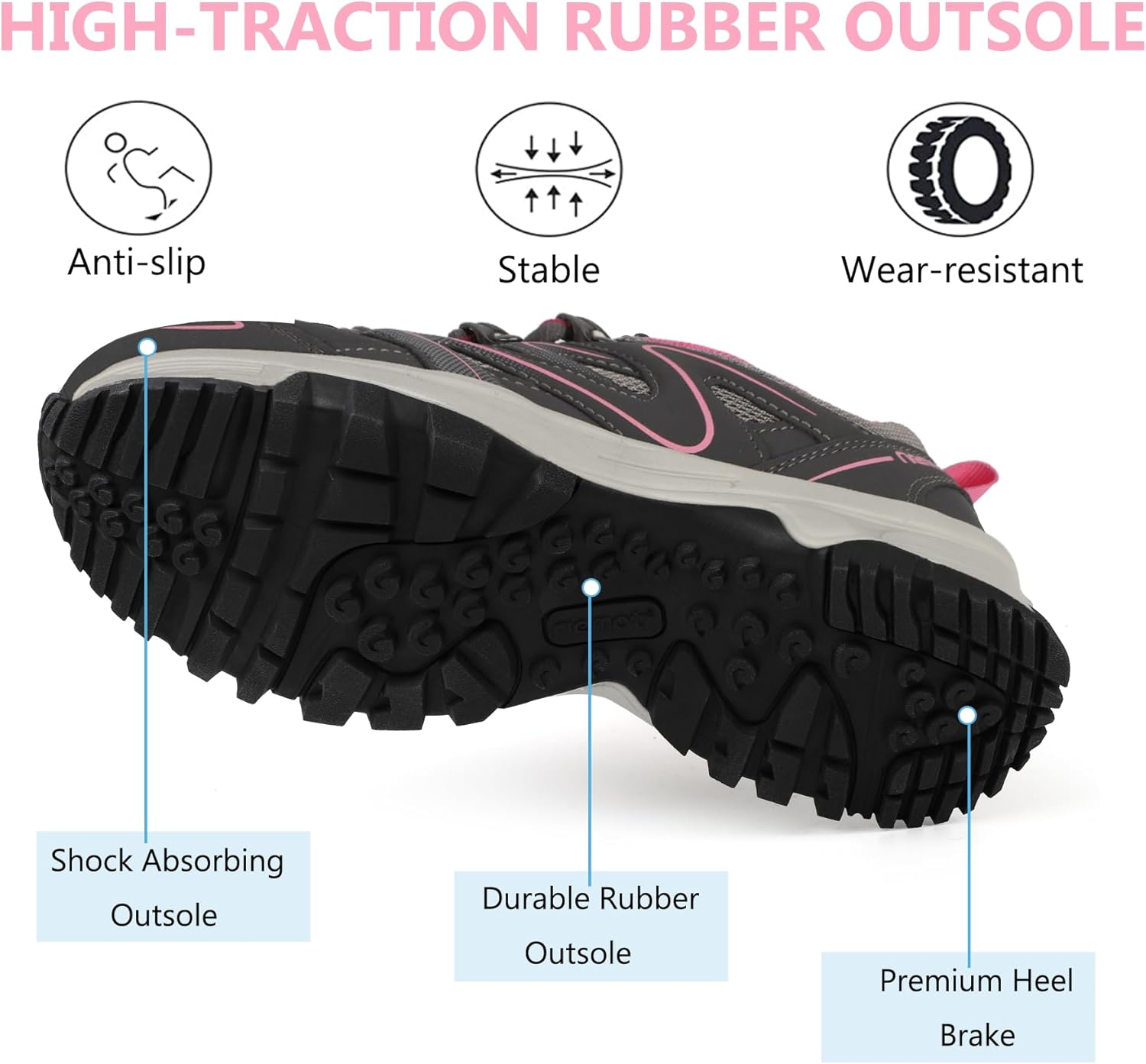 Riemot Women'S Hiking image number 6