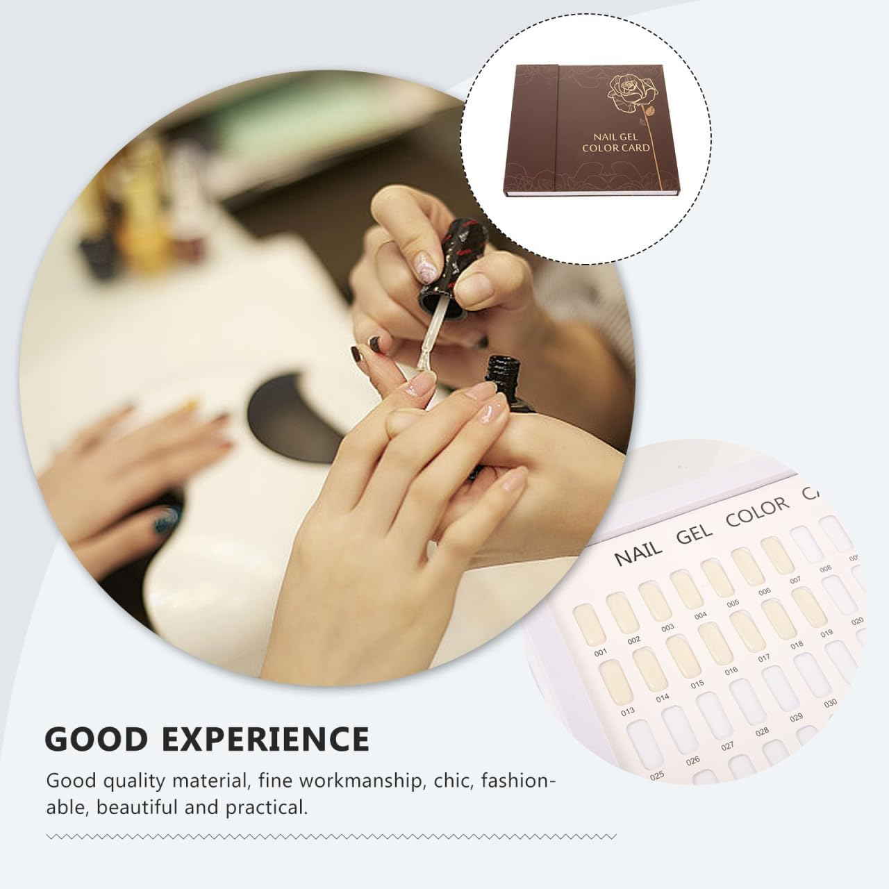 FOMIYES Color Card Display Book - 120 Room Nail Polish Color Show Cards Ideal for Nail Art Students and Diy Enthusiasts image number 4