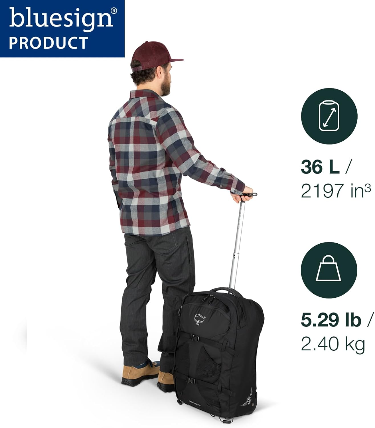 Osprey Farpoint Men'S Travel Backpack image number 3