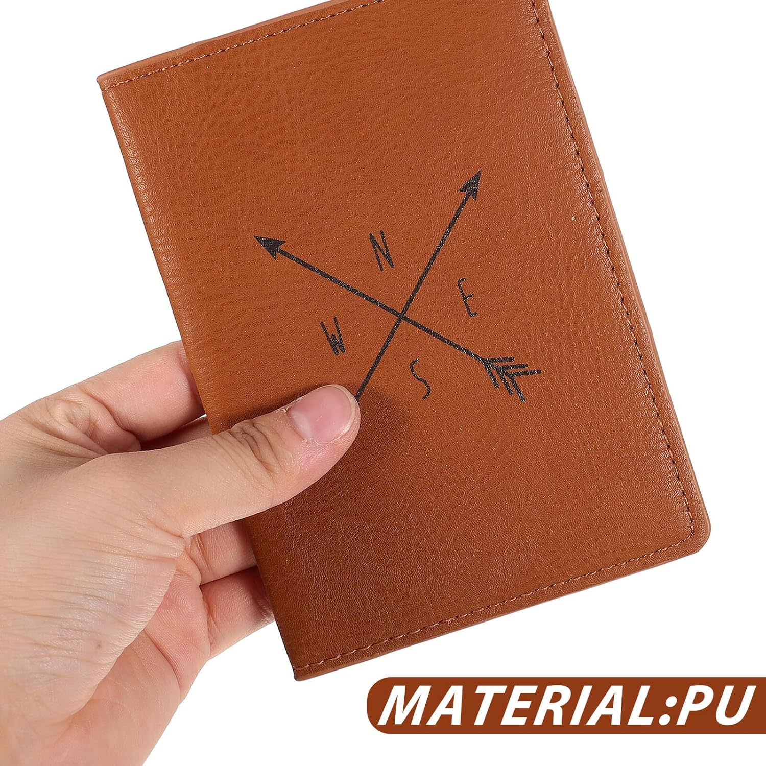 ULDIGI PU Passport Holder Bag for Men Multifunctional Credit Card Organizer with Multiple Pockets Travel Document Pouch for Secure Storage Lightweight and Stylish Travel Accessory image number 6