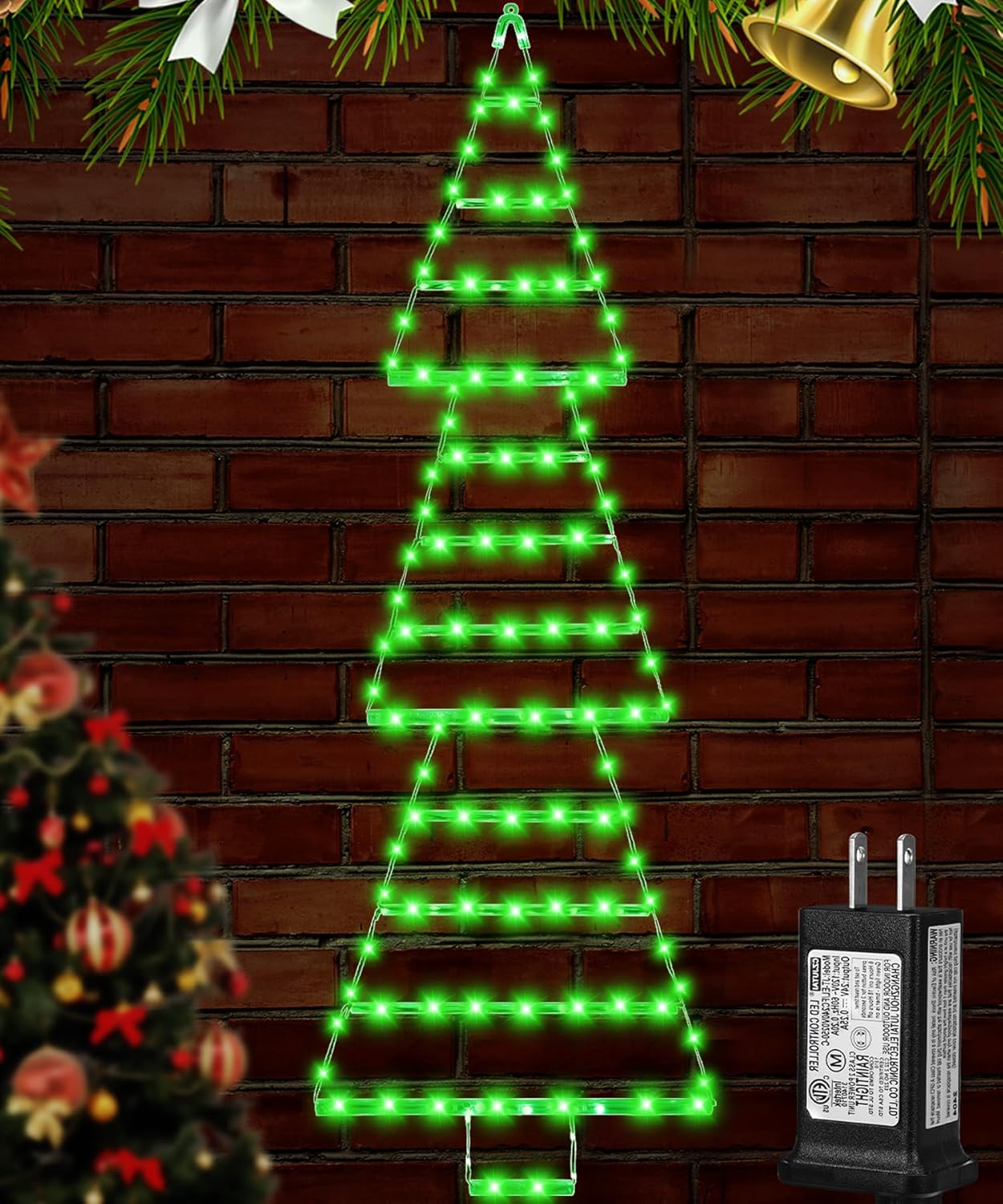 Outdoor Christmas Decorations Christmas Ladder Lights image number 3