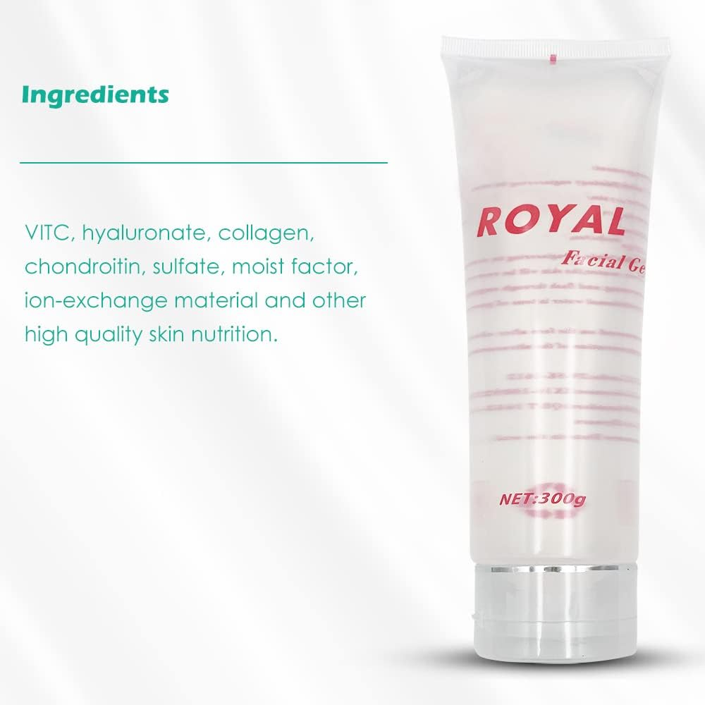 Liflad Radio Frequency Gel for RF Machine - Cooling Gel for Laser Hair Removal - Massage Therapy Cream for Women& Men - Royal Facial Gel Clear (Pack of 2) image number 4