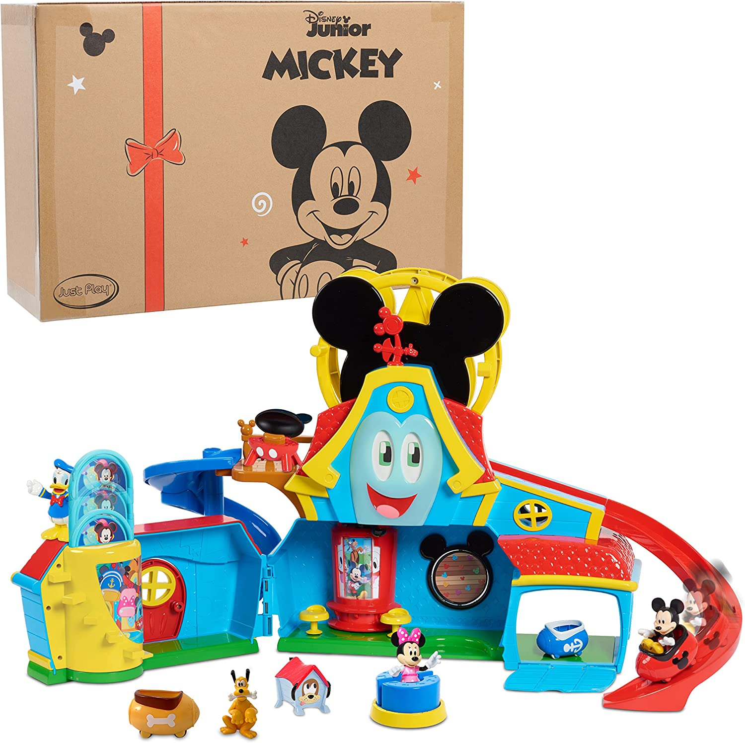 Disney Junior Mickey Mouse Funny the Funhouse Playset with Bonus Figures image number 3