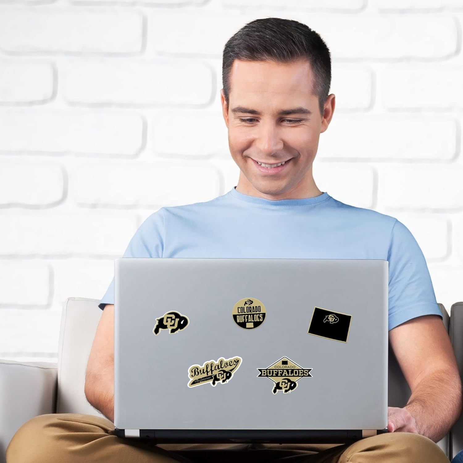 Rico Industries NBA Chicago Bulls 5-Piece Die-Cut Decal Sheet image number 1