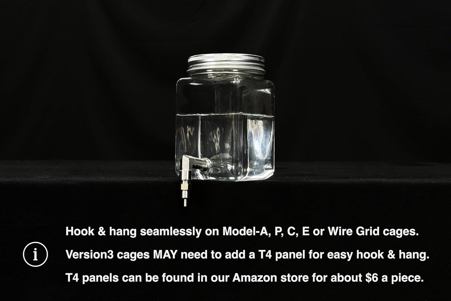 Guinealoft&trade; Clear View Water Bottle for Guinea Pigs & Birds - the Ultimate Solution by Seasoned Owners Who Tried Everything Out There - Exclusive by Guinea Loft