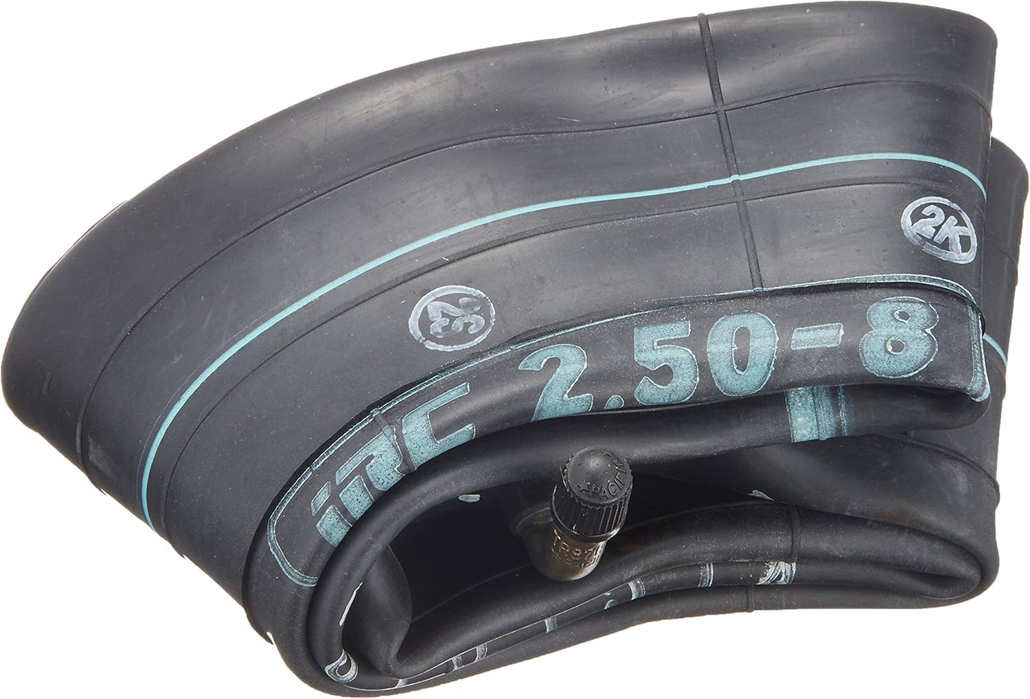 IRC Inoue Rubber Motorcycle Tire Tube 2.50-8 Valve Shape: TR87 Rim Diameter: 8" L Valve Tube 25922B for Two Wheel Motorcycles