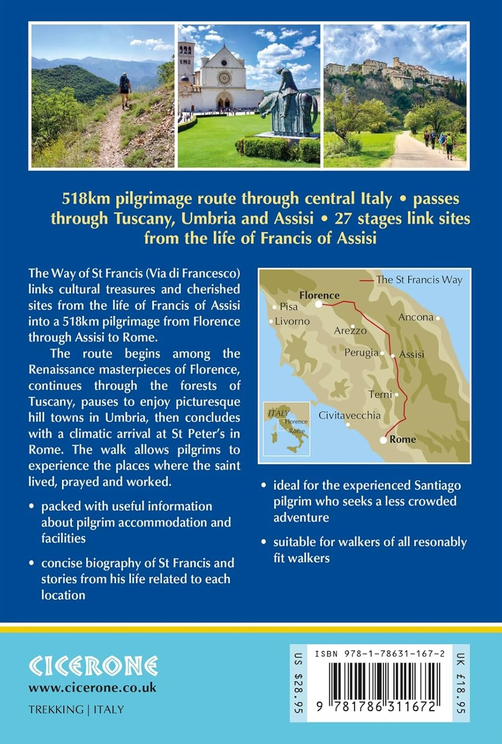 The Way of St Francis: via Di Francesco: from Florence to Assisi and Rome image number 4