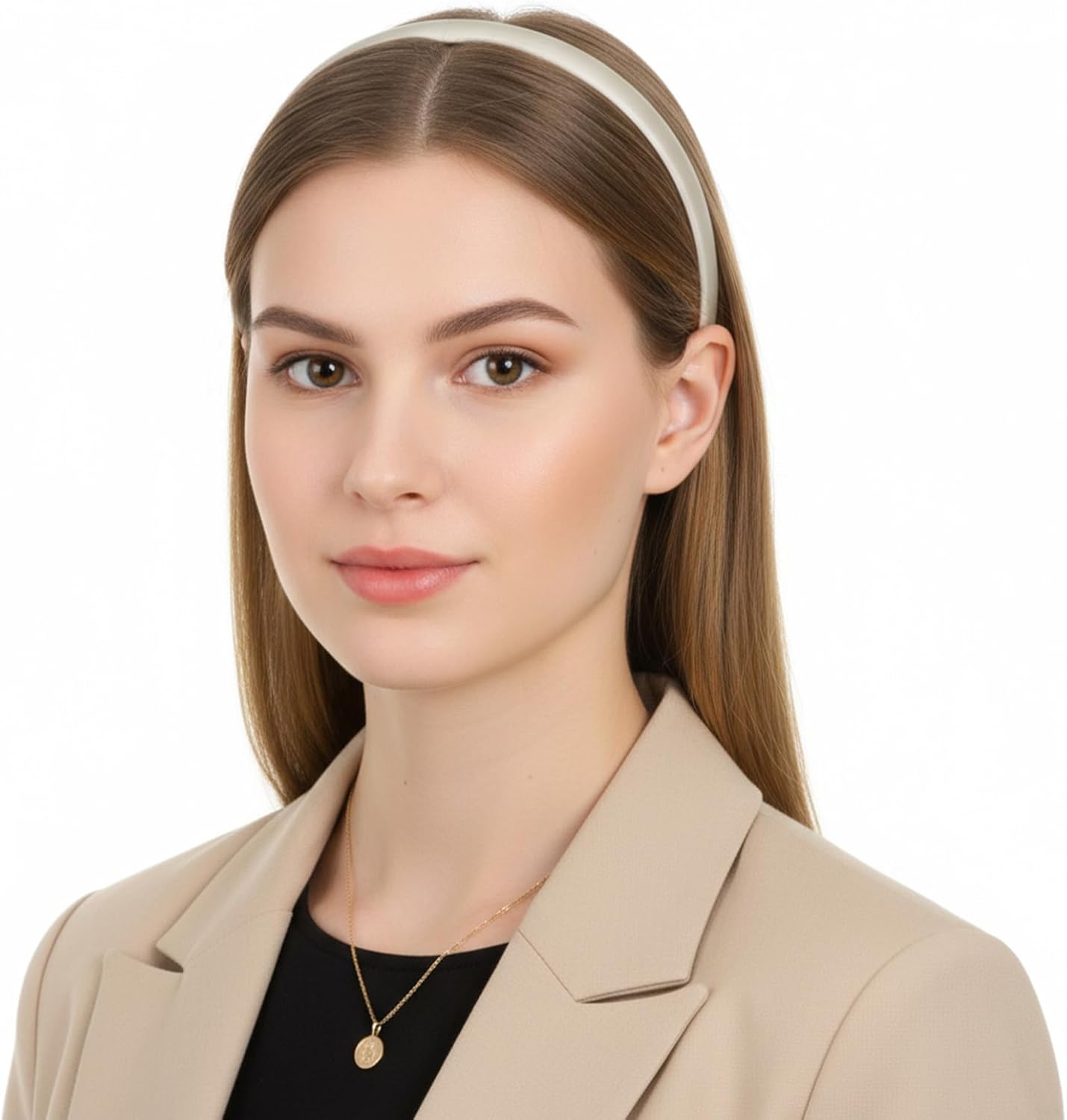 Pack of 2 Satin Headbands Adjustable Thin Hair Band Women'S Fashion Women Headband Hair Accessories Hard Fashionable Solid Headband for Girls Party Wedding Stage Holiday Yoga Face Washing image number 5