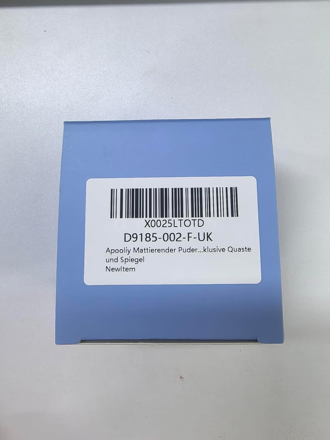 Apooliy Matte Setting Powder,Waterproof & Long-Lasting Loose Powder for Flawless Finish,Minimizes Pores,Oil-Control,Sweat-Proof Makeup Powder,Includes Puff & Mirror image number 2