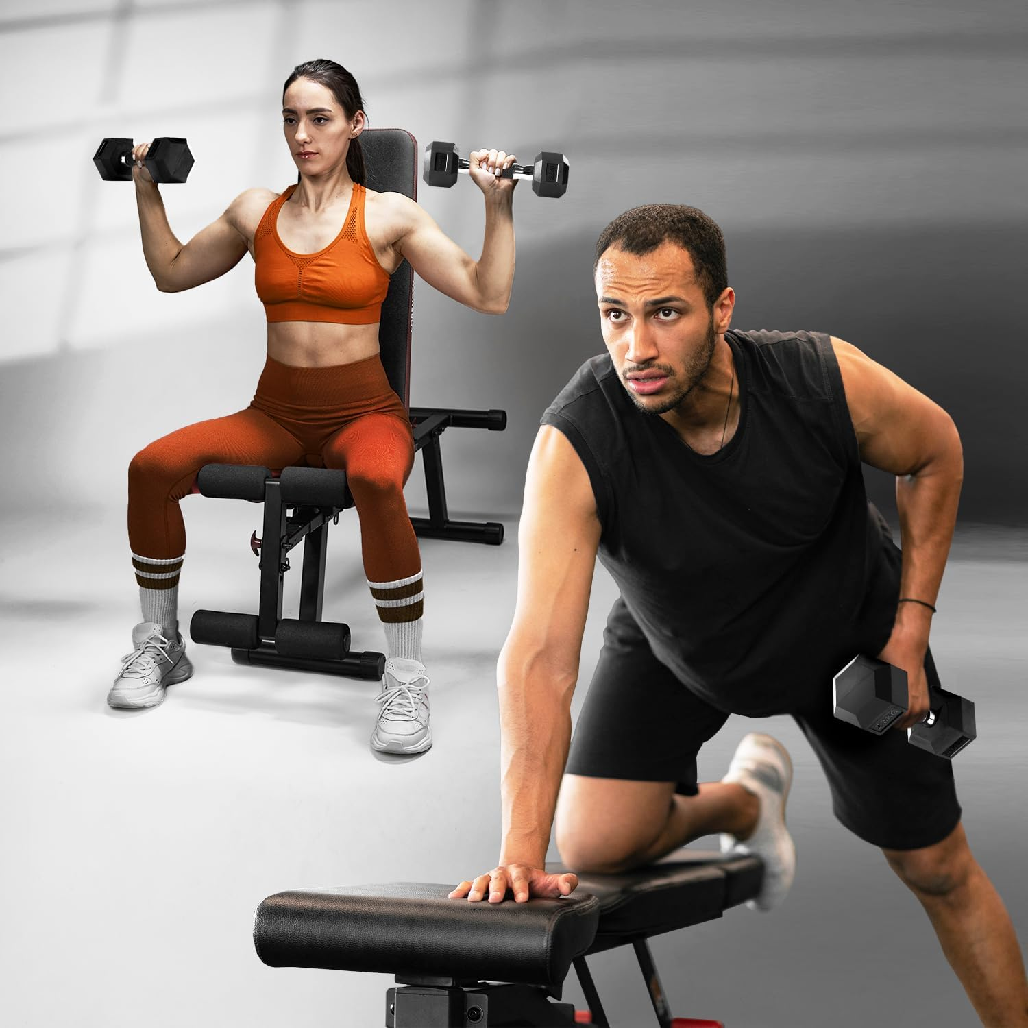 イエスフォーオール(Yes4All) ダンベル 六角型 ラバーグリップ 2.5Kg/5Kg/7.5Kg 【日本正規輸入品】 image number 6