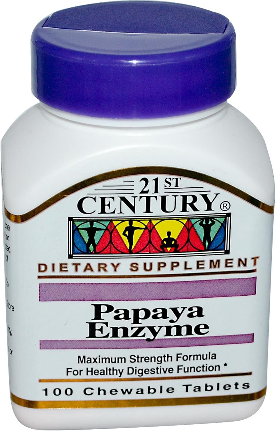 21St Century Healthcare 21St Century Papaya Enzyme Chewable Maximum Strength By