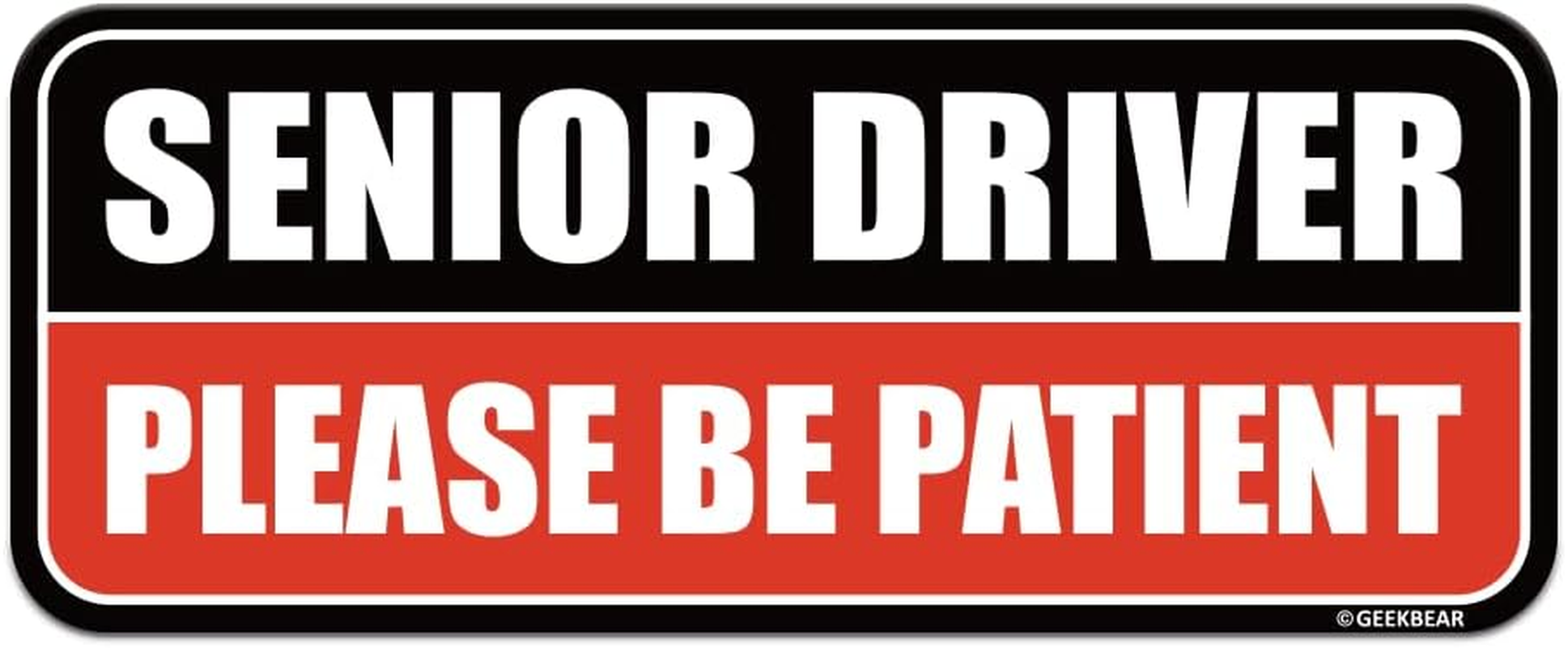 Senior Driver Magnet_Rectangular Type (1 Pack) (Navy/Blue)