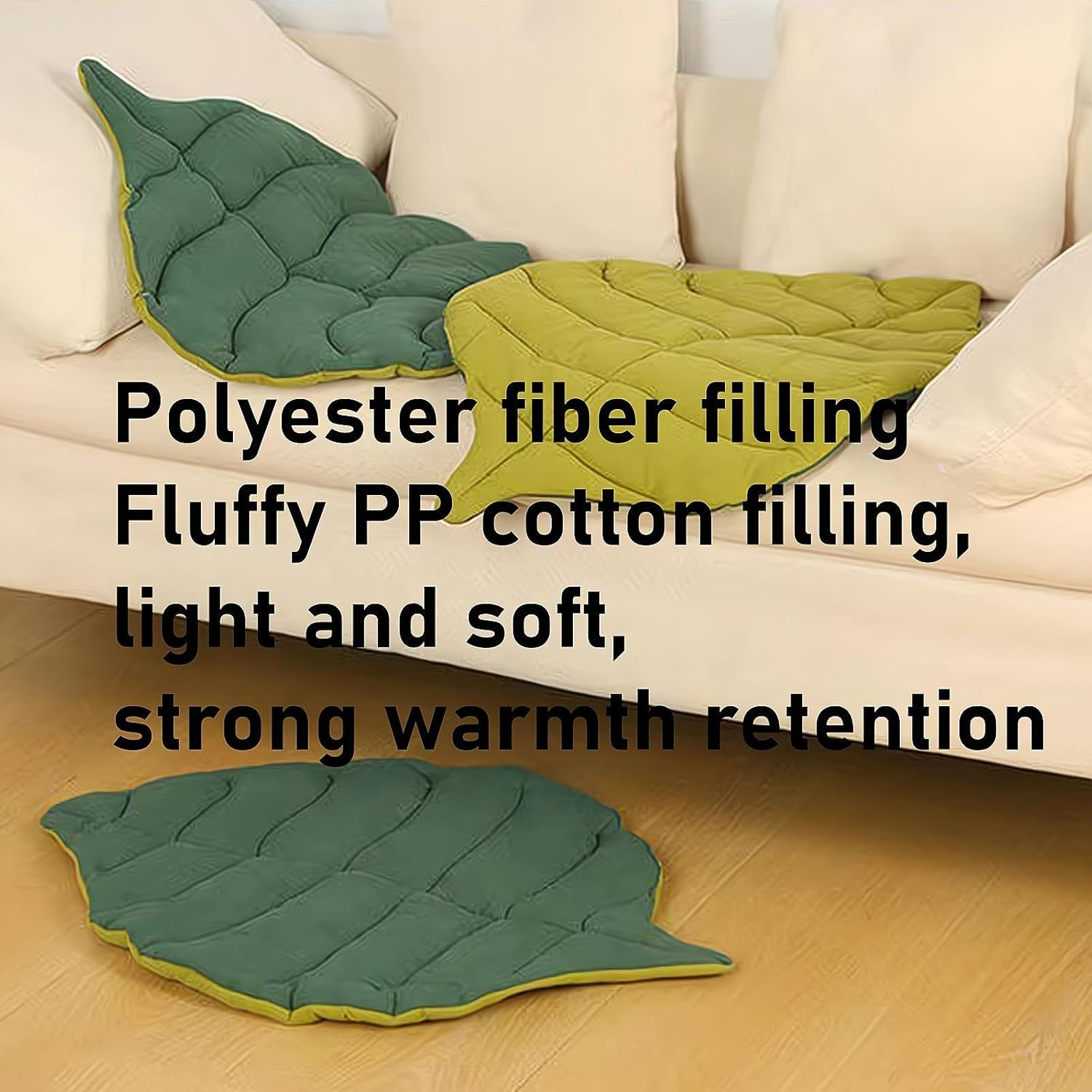 REGODI Double-Sided Floor Mat Cover Pad for Cats and Dogs, Warm and Comfortable Cartoon Cat Bed, Indoor Pet Accessories image number 4