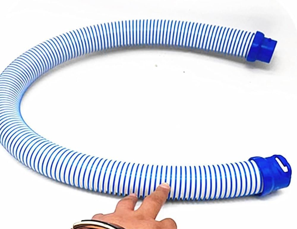 5PCS Blue Pool Cleaner Hose, Compatible with Zodiac MX6 MX8, Twist Lock, 1M/3.3Ft, Plastic, Rigid, Lightweight, Flexible, Strong, Leak-Free Connection image number 3