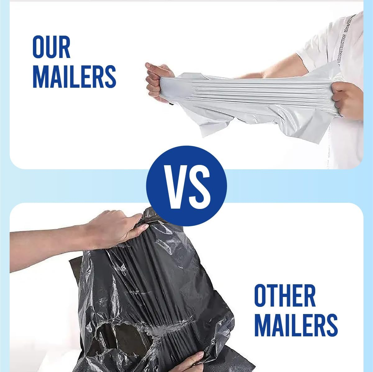 Extraprint Courier Bags 100 Pack/ 100PCS - 310Mm X 405Mm - Plastic Mailing Satchels - Self-Sealing, Packing, Shipping Poly Mailer Bags - Eco-Friendly Postage Bags - Shipping Bags image number 4