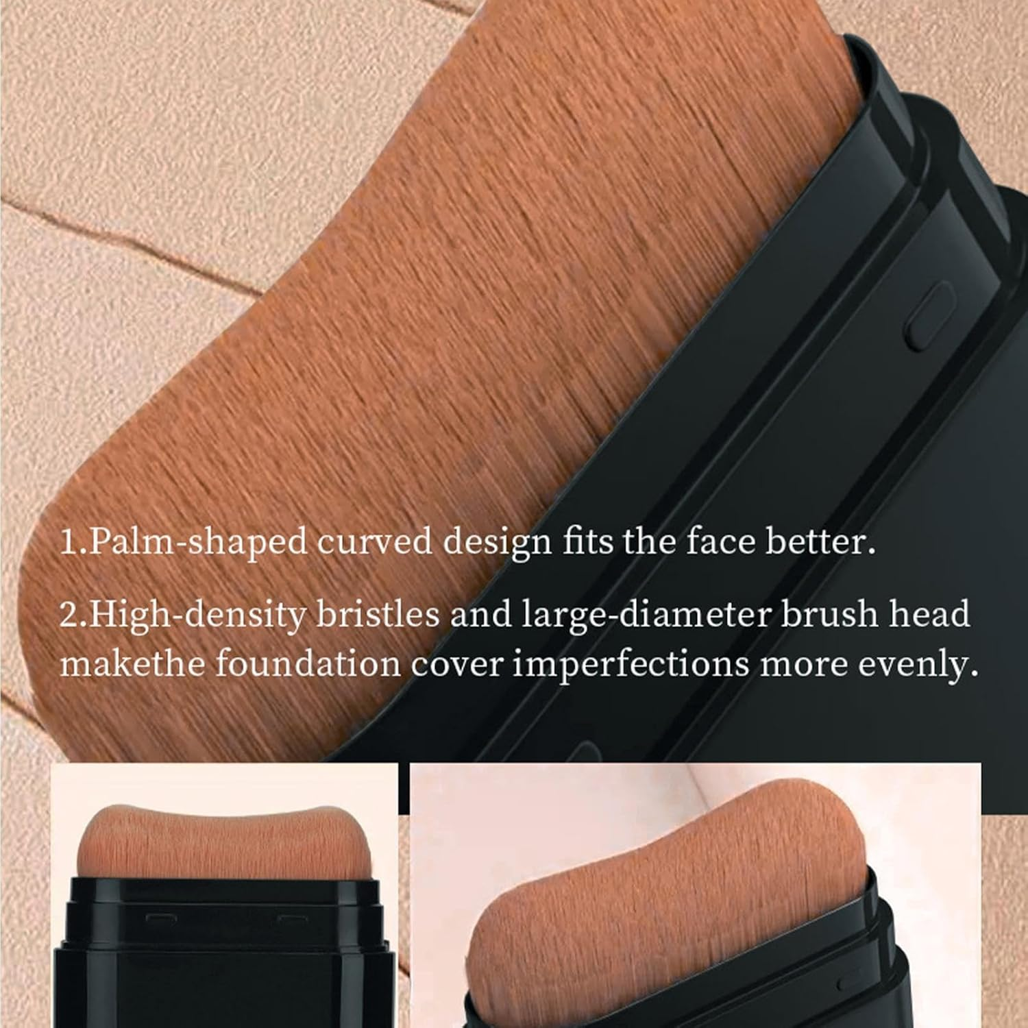 Concealer Foundation Stick - Full Coverage Foundation Stick | 15G Moisturizing Makeup for Women | Brightens Skin Tone, Non-Transfer, Dual-Ended Concealer Cream, Long-Lasting Face Primer for Ladies