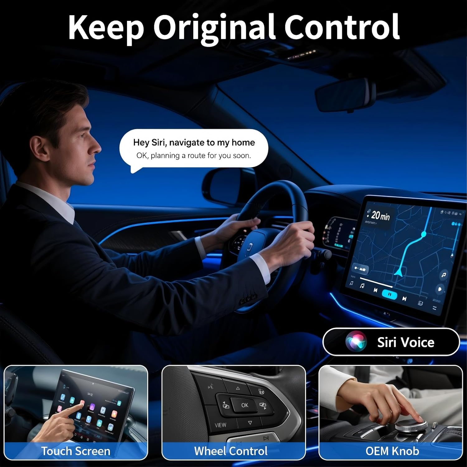 Upgraded Mini Wireless Carplay Adapter Upgrade Wired Carplay to Wireless for Cars with Built-In Wired Apple Carplay Plug and Play Easy Use Fast USB USB-C Port Stable Connection Car Play for Iphone