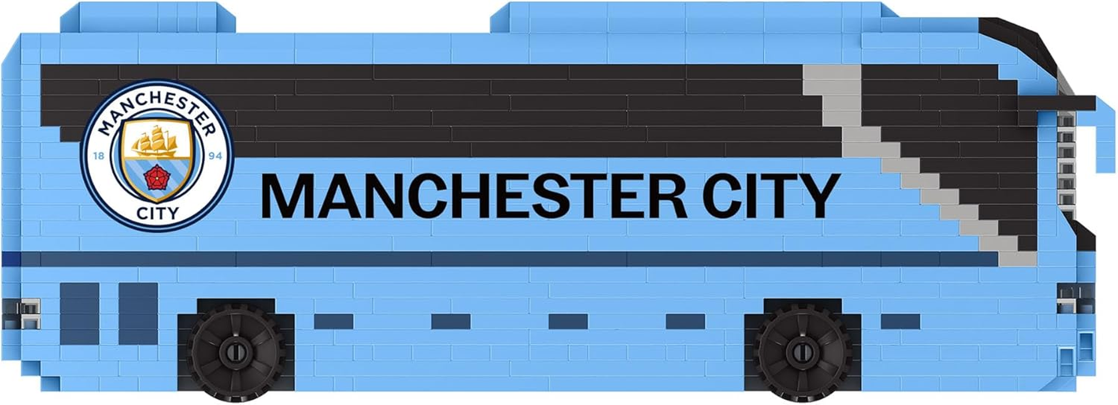 FOCO Official Licensed Manchester City FC BRXLZ Bricks 3D Football Coach Construction Set image number 5
