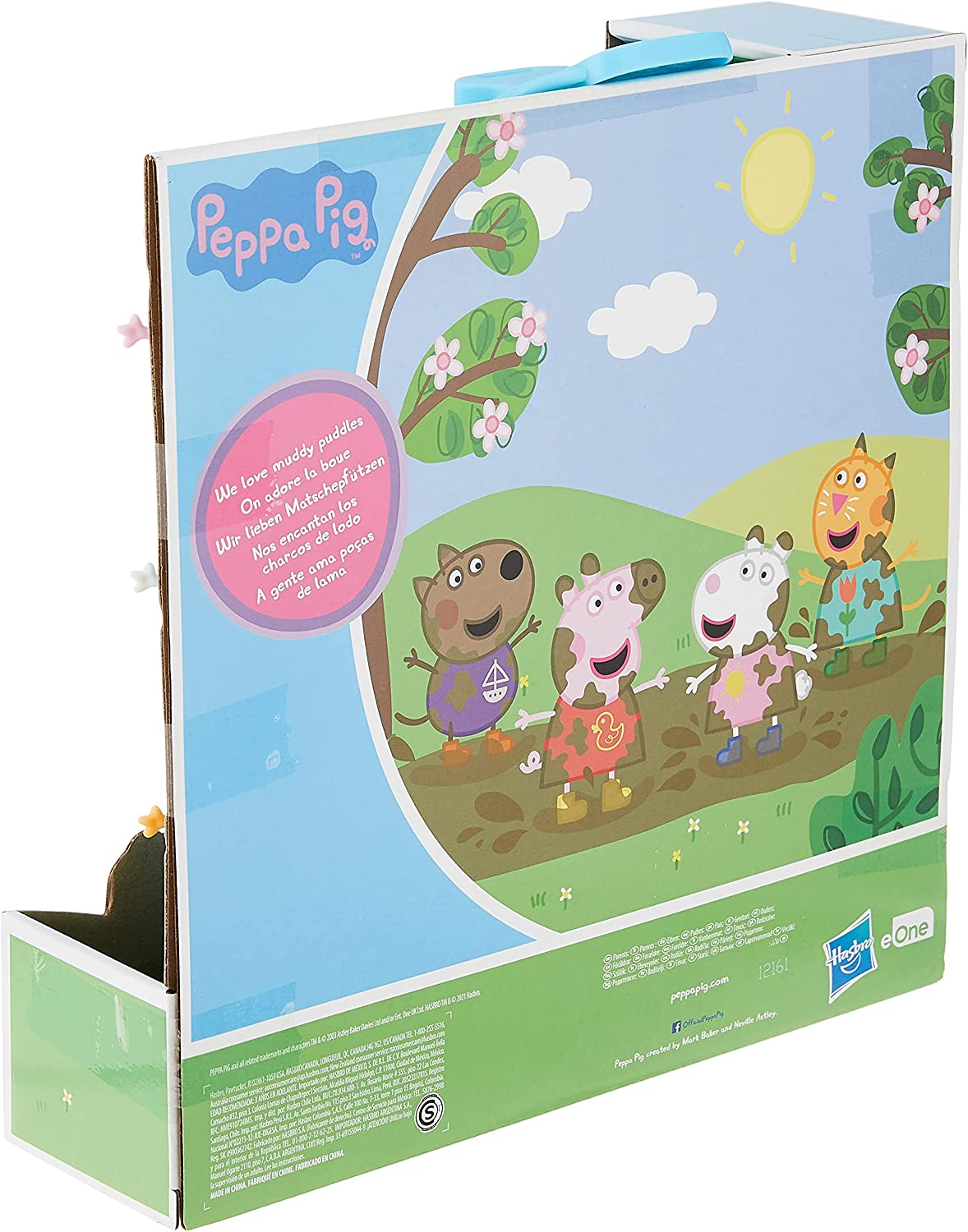 Peppa Pig Peppa'S Adventures Peppa'S Carry-Along Friends Case Toy, Includes 4 Figures and Carrying Case, Ages 3 and Up image number 4