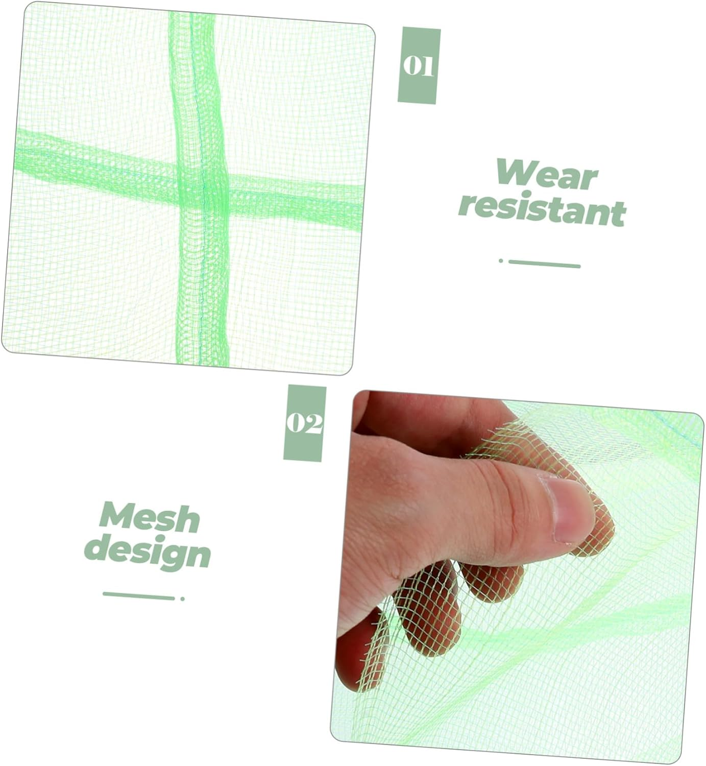 SEWACC 10Pcs Portable Crab Net Bags with Drawstring Quick-Dry Mesh Fishing Nets for Saltwater Crabbing Outdoor Storage Lightweight Breathable Bags for Fish and Seafood image number 1