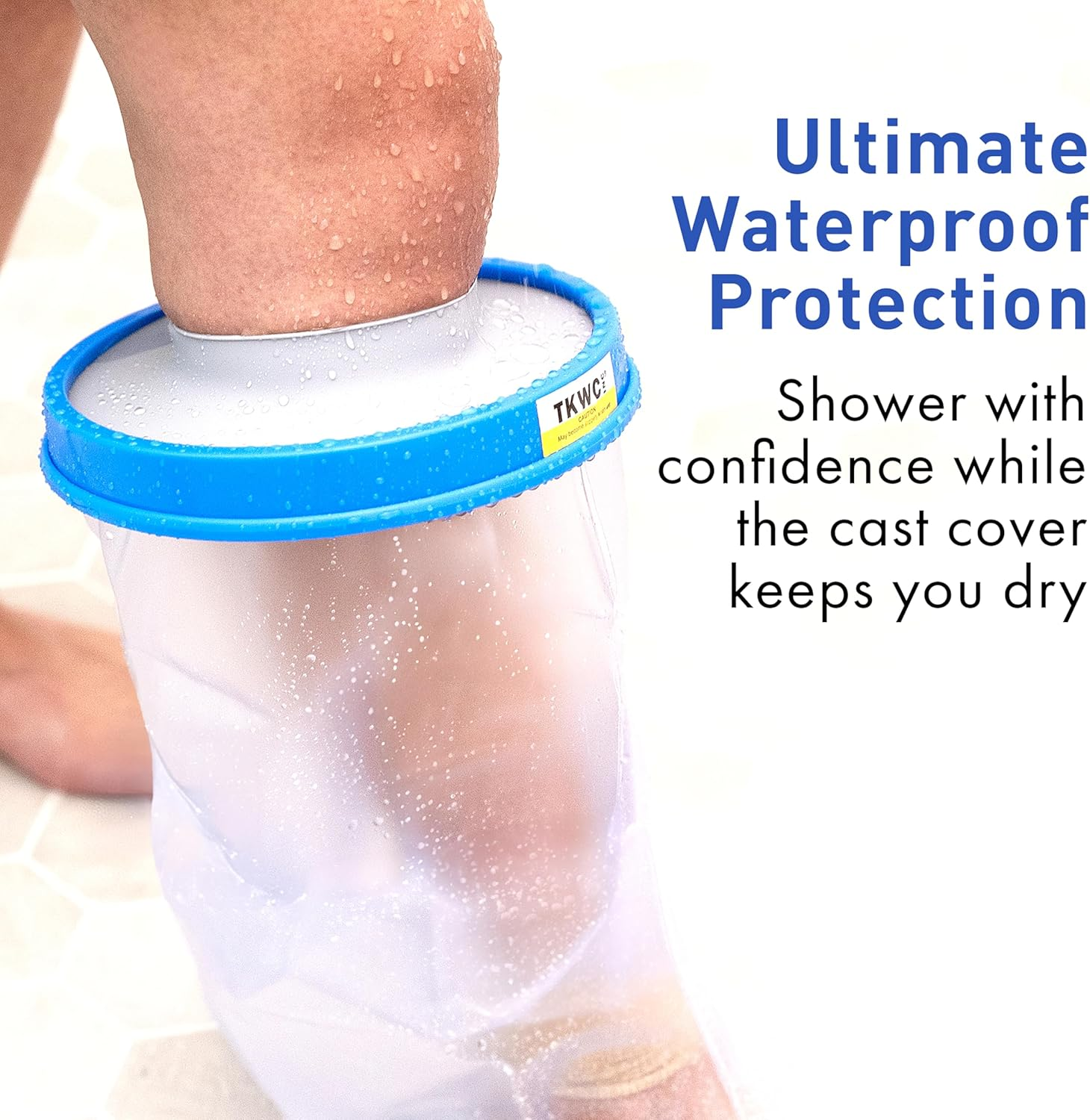 TKWC Inc - Water Proof Cast Cover for Shower - 5738 - Watertight Protector image number 1