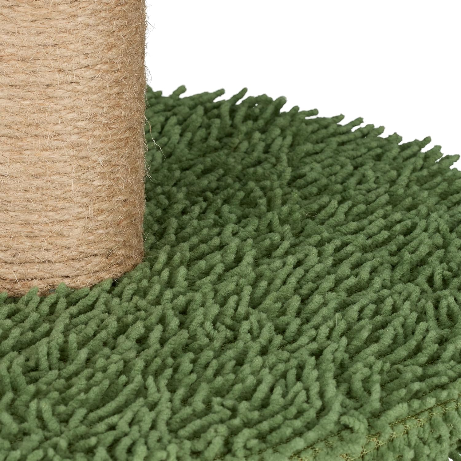 Relaxdays Scratching Post for Cats, Cactus, H X D: 59 X 31 Cm, Cat Scratching Post with Bobbles, Linen Rope, Interactive Scratching Post, Colourful image number 6