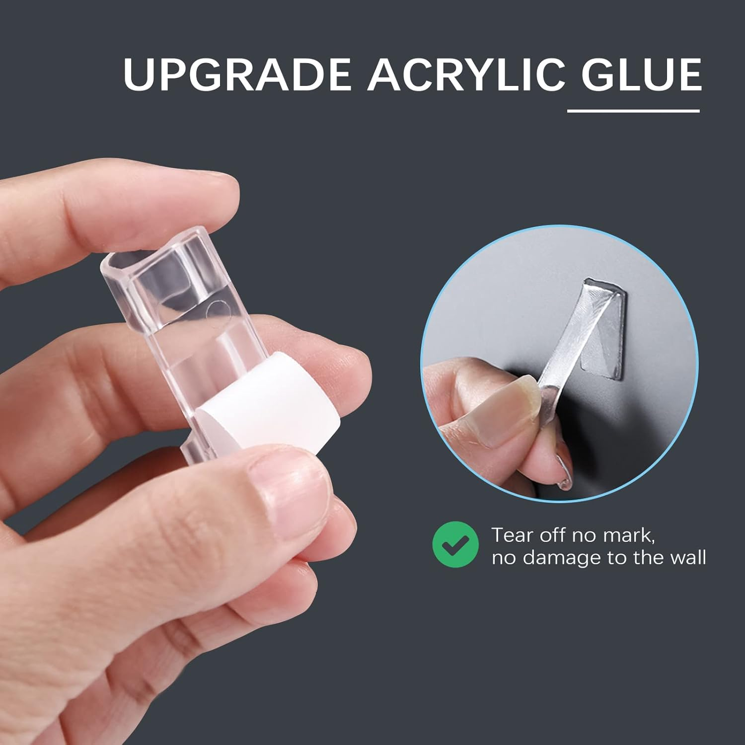 VIPMOON 80 Pack Transparent Cable Clips, Strong Self-Adhesive Cable Clips Organizer Cord Holder, Durable Cable Wire Management for 4-6Mm Cables image number 1