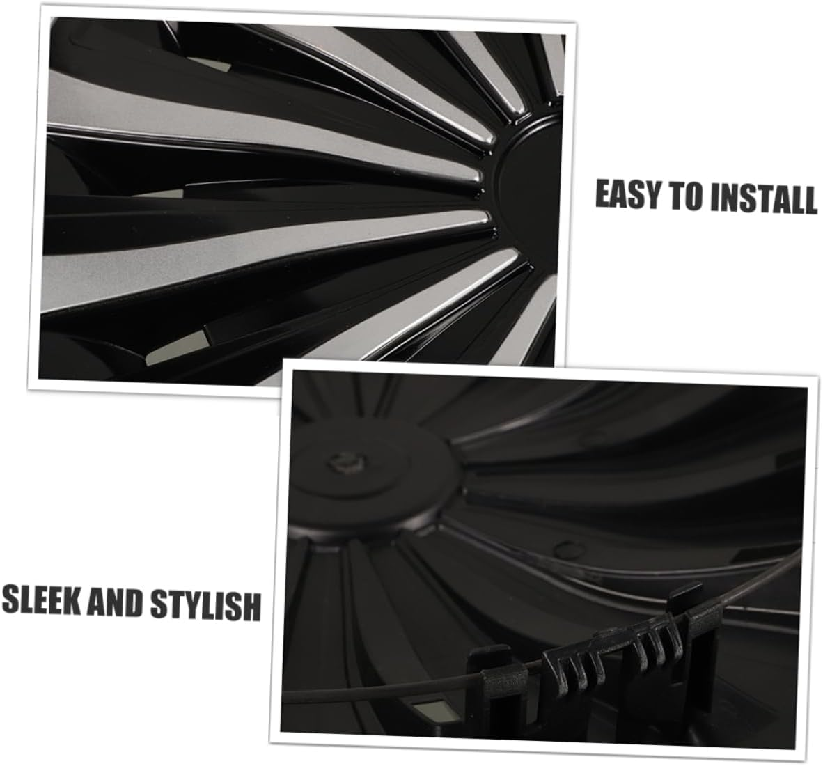 HEALEEP Wheel Decorative Wheel Center Cap for Car Automotive Replacement Simple Installation image number 6