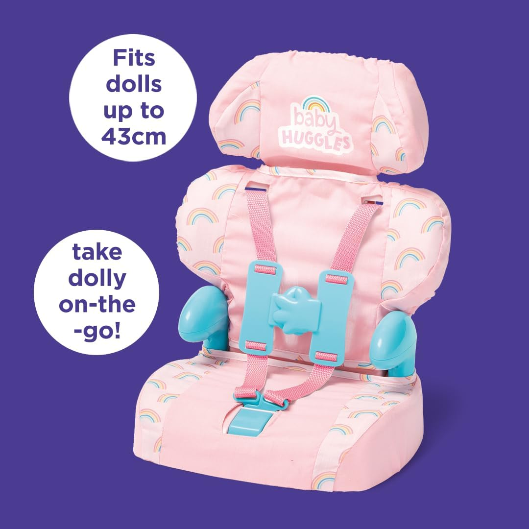 Casdon 710 Doll Car Booster Seat - Bring Your Favorite Friend for a Ride!,Pink/Purple image number 5