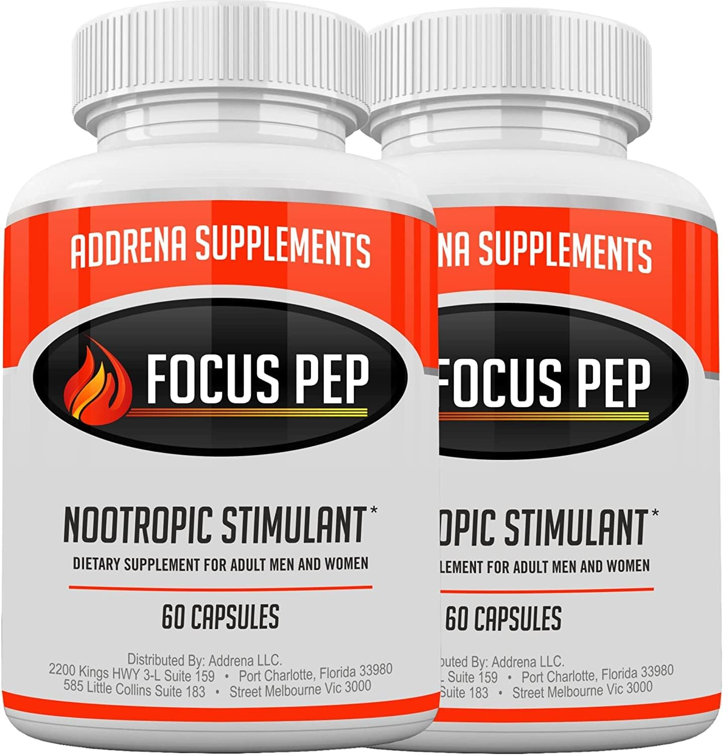 Focus Pep 2 Pack- over the Counter Stimulants to Speed up Naturally: Study Alternative and Energy for Nootropic Brain Boosting, 120 Pills image number 5