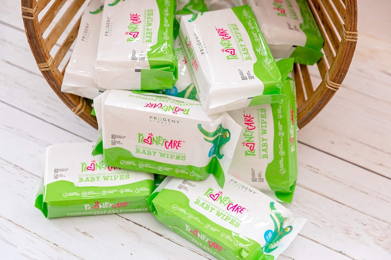 Biodegradable Flushable Wipes 80'S image number 2