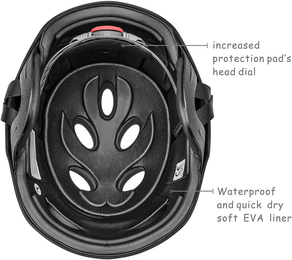 Tontron Adult Whitewater Kayaking Canoeing Watersports Helmet with Magnetic Buckle image number 3