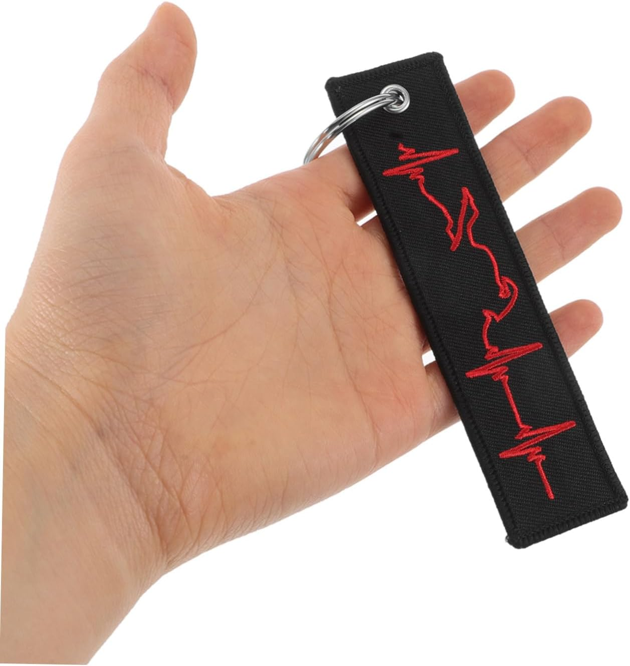 Parliky Racing Car Keychain Heartbeat Men Keychains for Car Keys Motorcycle Charm Unique Ornament image number 3