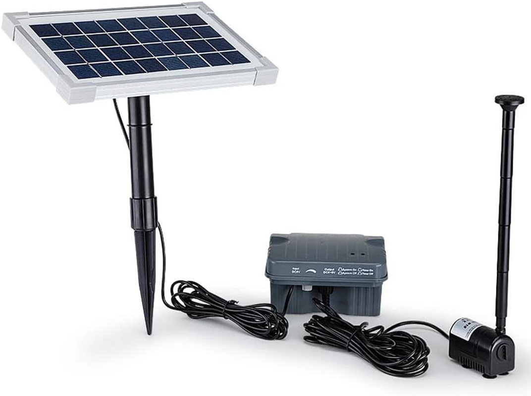 Protege SFP Series 25W Solar Powered Water Fountain Pump Kit with Battery image number 1