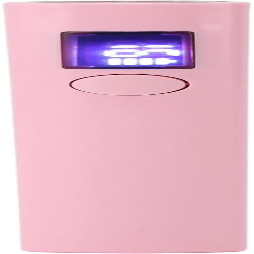 Handheld UV Light for Gel Nails, USB Rechargeable Handheld UV Nail Lamp Portable Nail Dryer Lamp Easy Switching Nail Curing Light for Travel Home (Pink)