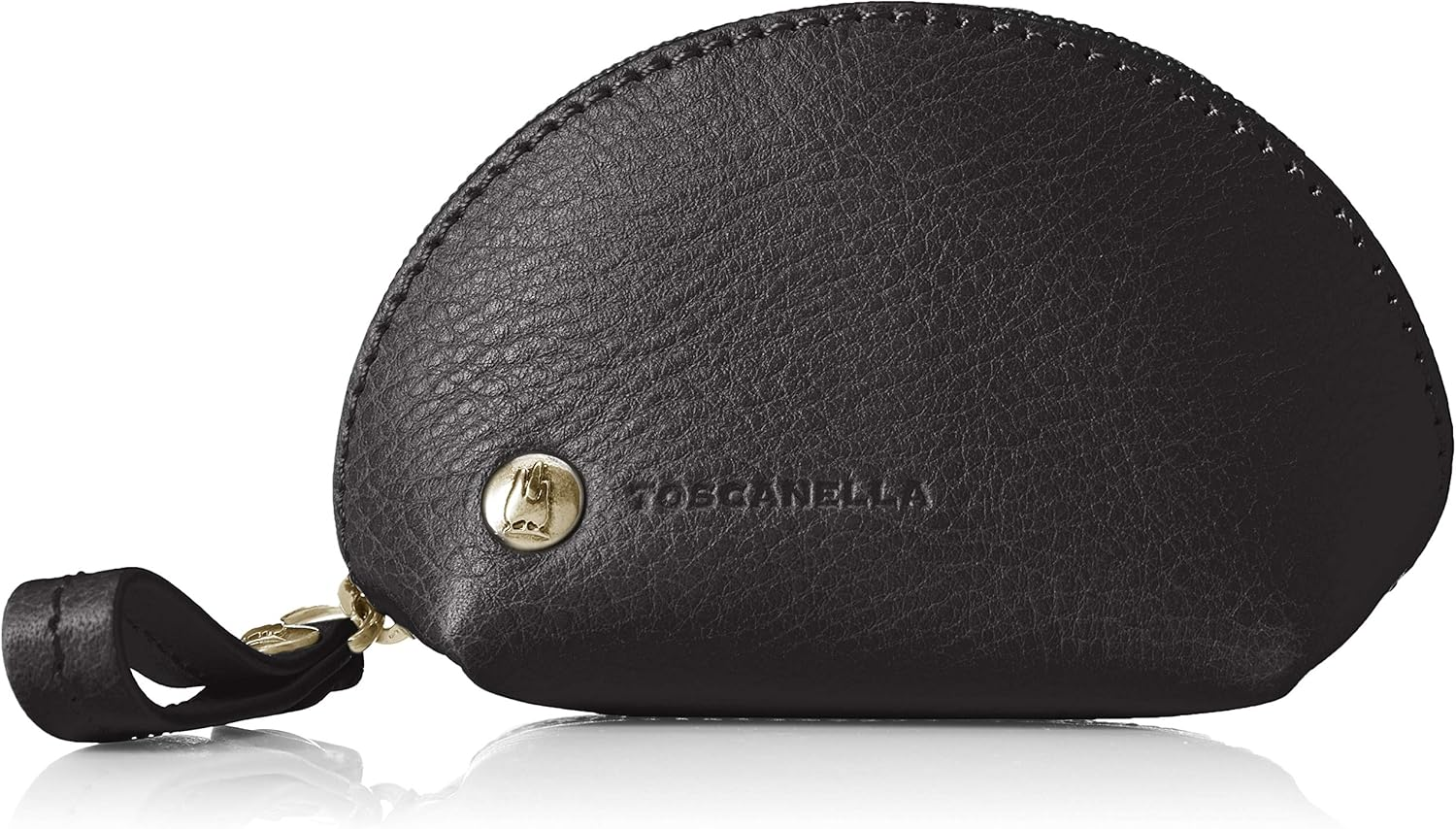 Tuscanera 644-VA Vachetta Leather Mini Mini Half Moon Pouch, XS