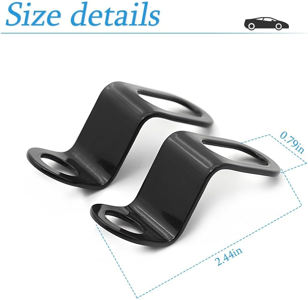 Rear Turn Signals Brackets, 2PCS Motorcycle Rear Indicator Light Relocation Holder, Universal L Shape 12Mm Hole Shock Brackets Motorbike Rear Turn Signal Lamp Mounting Holder image number 3