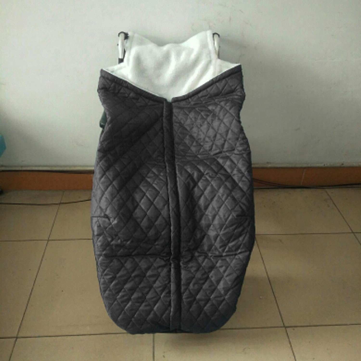 100% Waterproof Fleece-Lined Wheelchair Cozy Cover Windproof for Wheelchairs - Black, 132X65Cm image number 2