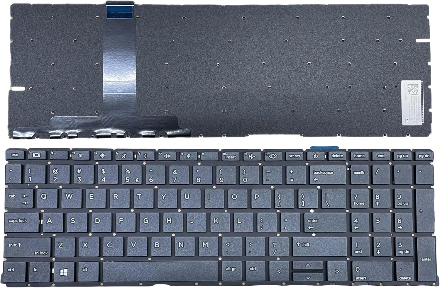 Yijiatech Replacement Keyboard with Screwdriver US Layout for HP Probook 450 G8 455 G8 650 G7 650 G8.Zbook Power G7.ZHAN 66 Pro 15 G4 Black Laptop Keyboard (450 G8 No Backlight) image number 3