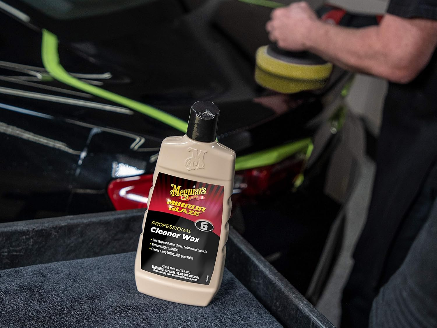 Meguiar'S M0616C Mirror Glaze Cleaner Wax, 16-Ounce, (Non-Carb Compliant) - 3.8 L (Pack Of 1), Quick Detailer image number 6