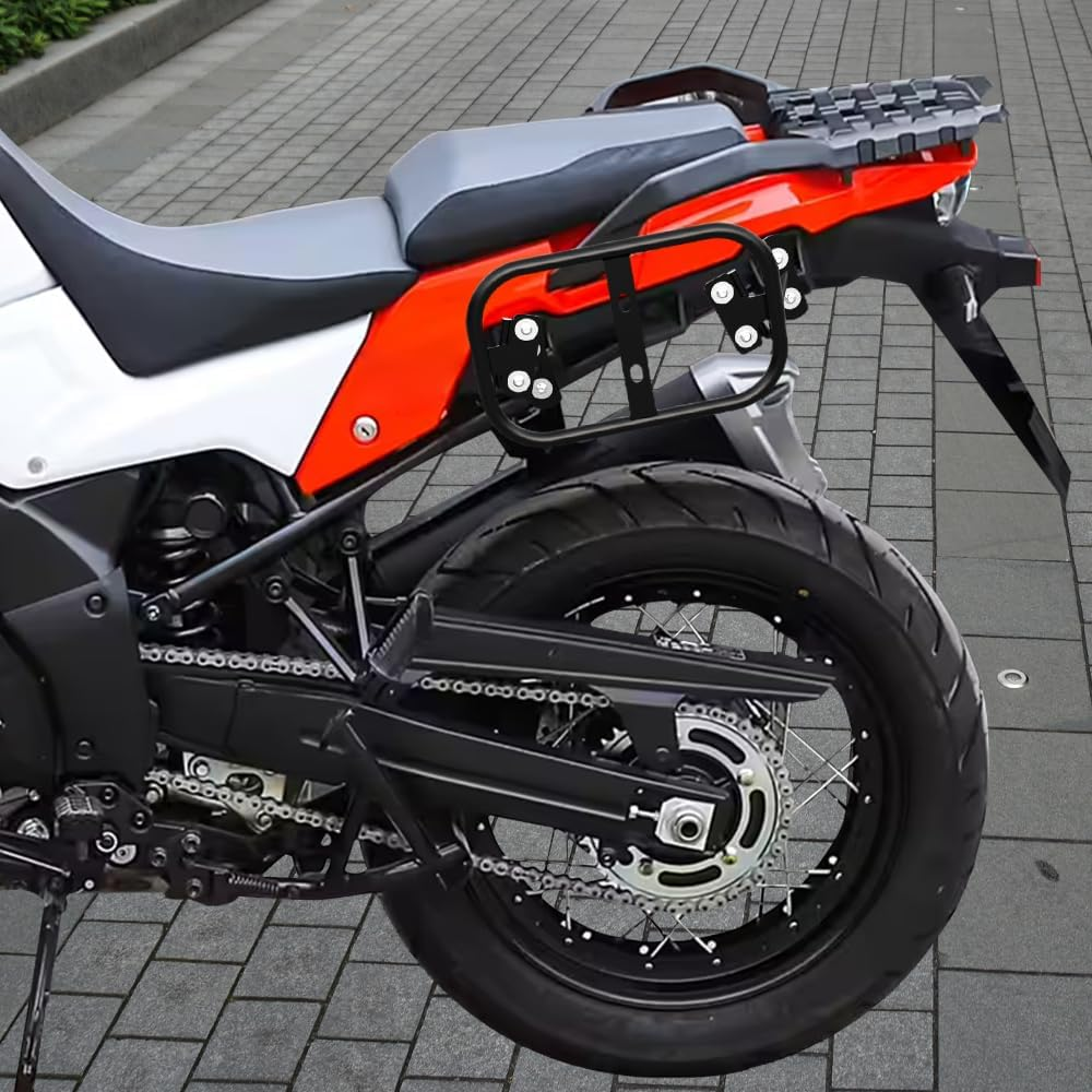 Xitomer Side Carrier Compatible with V-Strom 650 / XT 2017-2025, V-Strom 1000 ABS/XT 2014-2019, V-Strom 1050 2020-2023 Saddlebag Support Racks Motorcycle Pannier Racks Luggage Rack image number 6