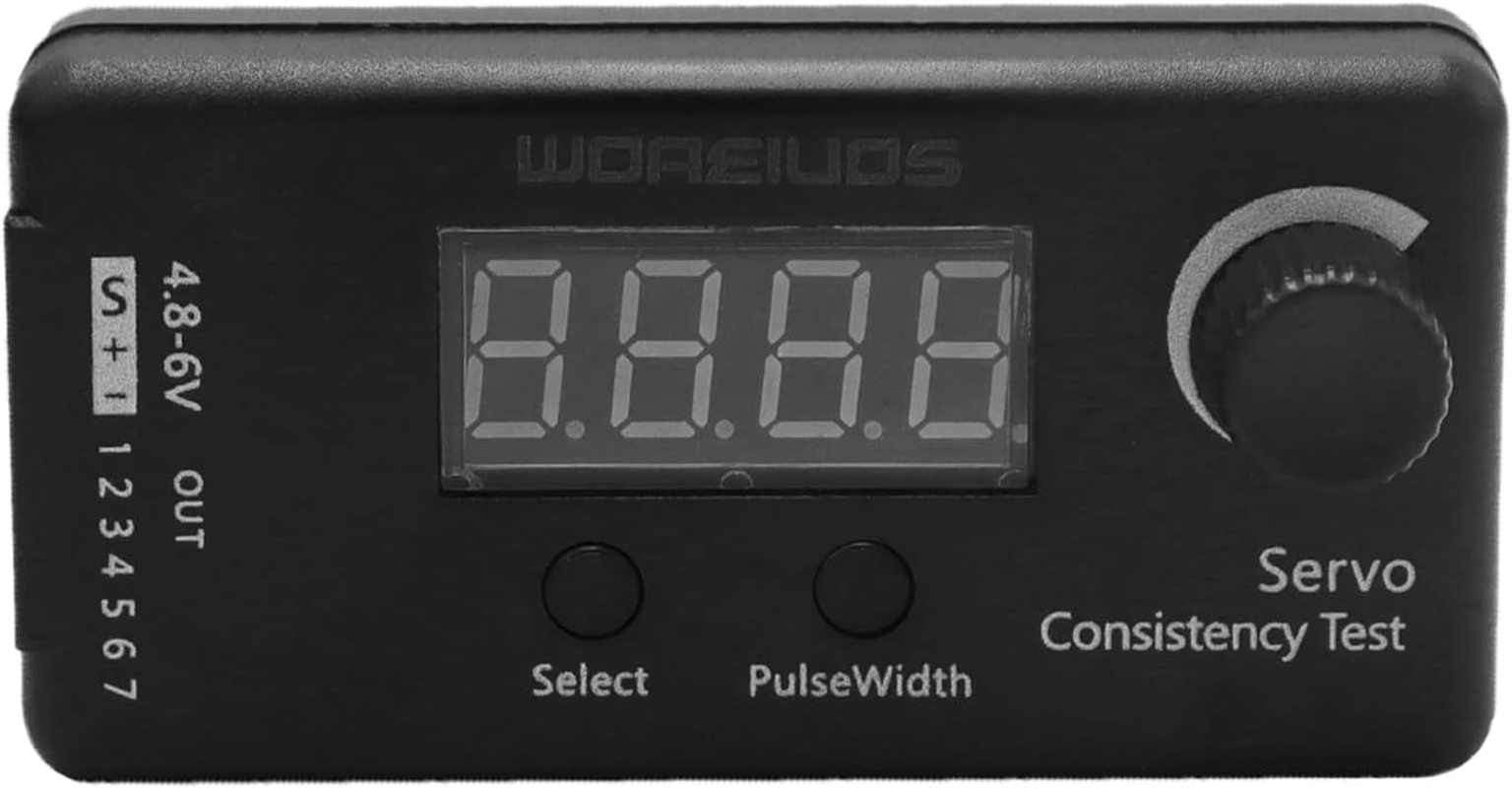 WOAEIUOS RC Digital Servo Tester ESC Consistency Tester for RC Helicopter Airplane Car image number 3